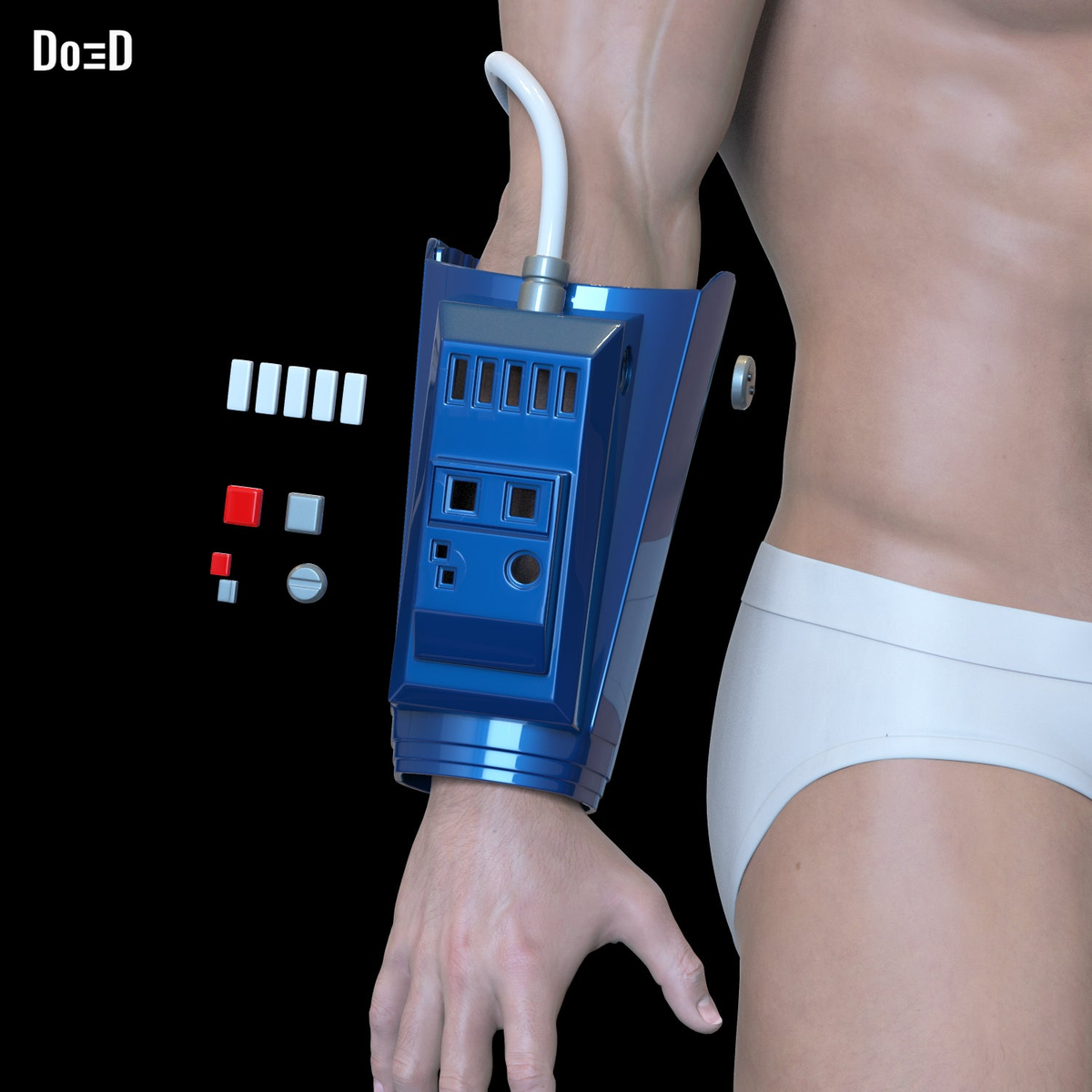 Cad Bane Gauntlet Forearm  Armor Star Wars | 3D Printable Model STL FILE #CB40