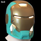 Scuba Iron Man 3 Helmet Mark XXXVII MK 37 | 3D Printable Model #SC31