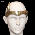 Lady Loki Sylvie Crown Tiara Head Piece 3D Printable Model STL File #LK31