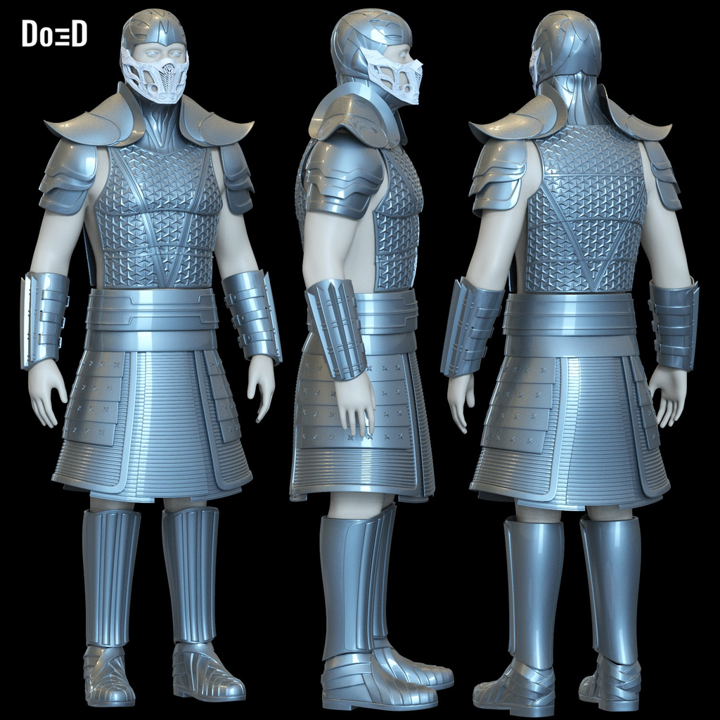 Sub-Zero Mask Helmet & Full Armors 3D Printable Model Subzero Sub Zero STL #S012