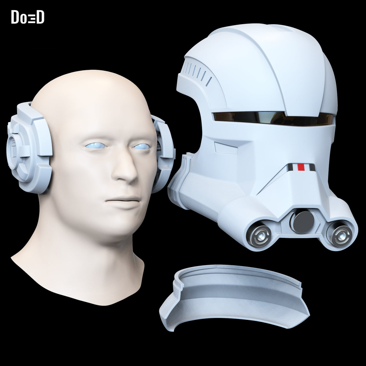 Echo Helmet Bad Batch 3D printable model print file STL #EC641