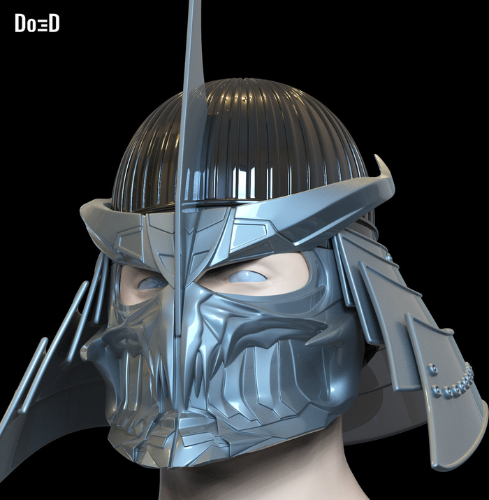 Shredder 2014 Helmet Teenage Mutant Ninja Turtles Mask 3D Printable Model #SH14