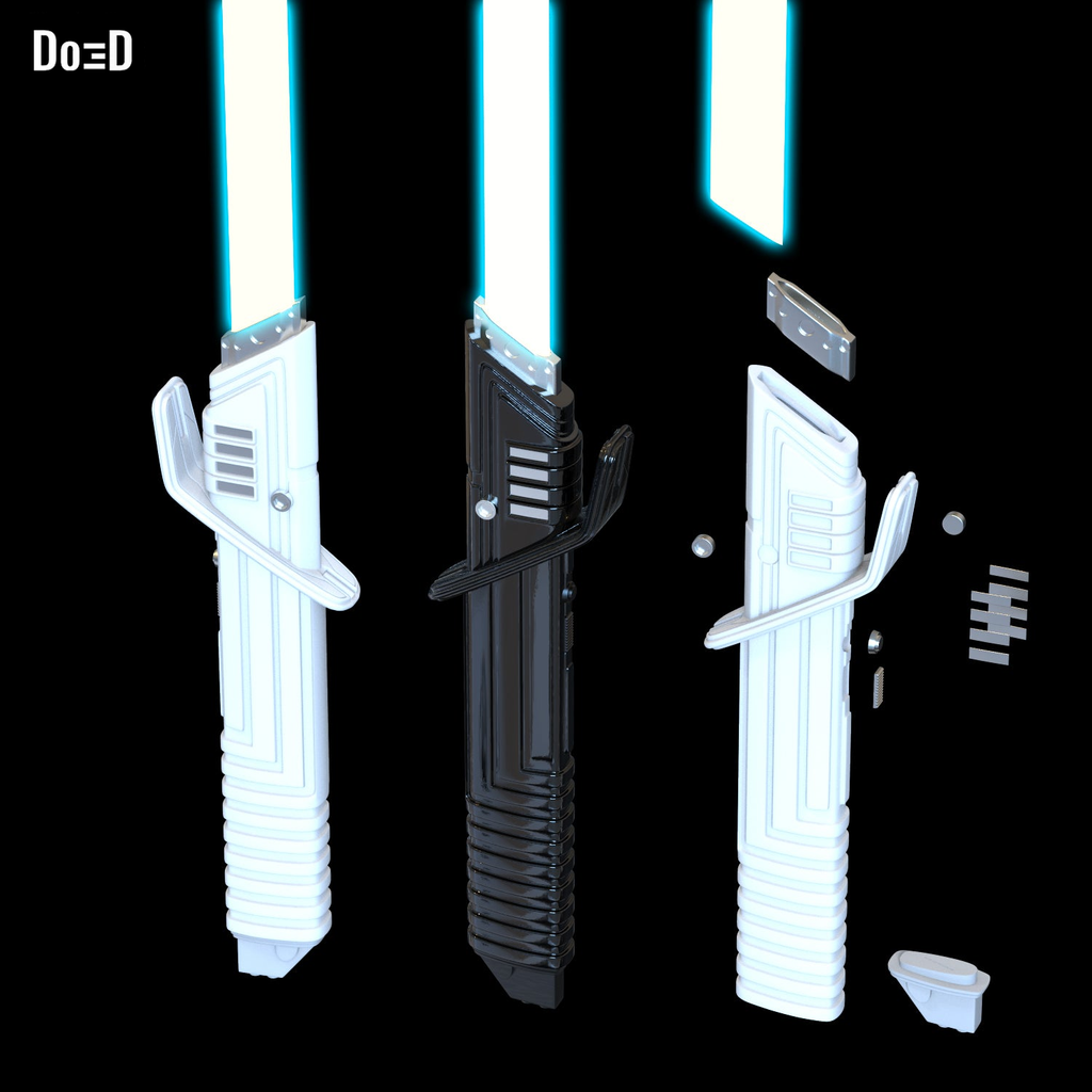 Darksaber Mandalorian Light Saber Star Wars 3D Printable Model #K74