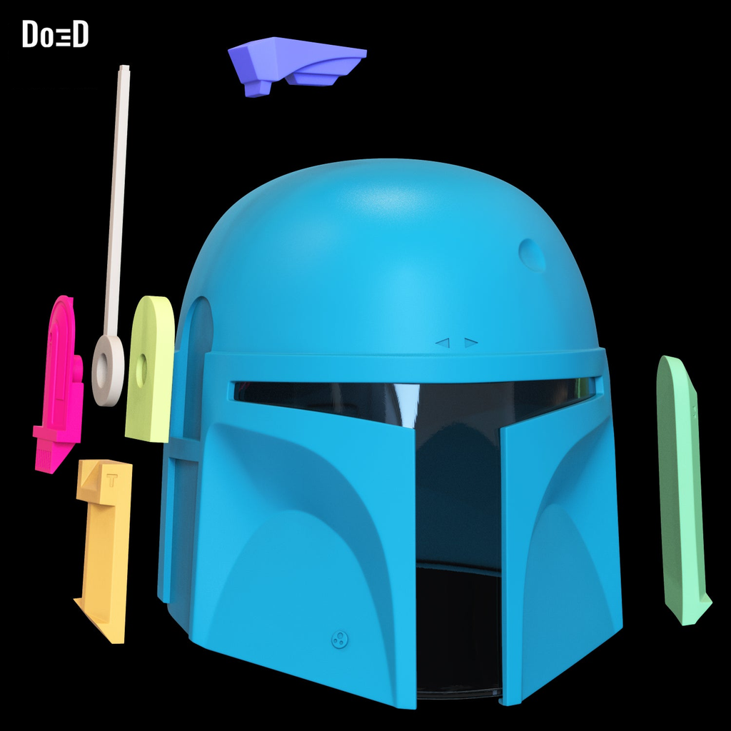 Boba Fett Star Wars Helmet (From Mandalorian) | 3D Printable Model STL File #BF1