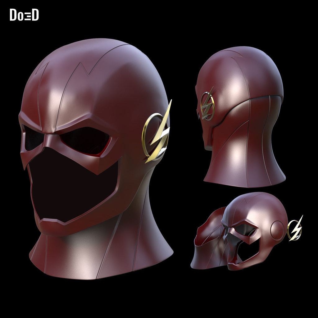 Flash Classic CW Helmet | 3D Printable Model #901
