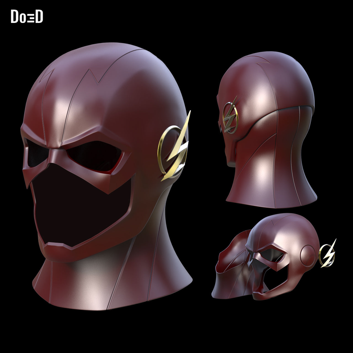 Flash Classic CW Helmet | 3D Printable Model #901
