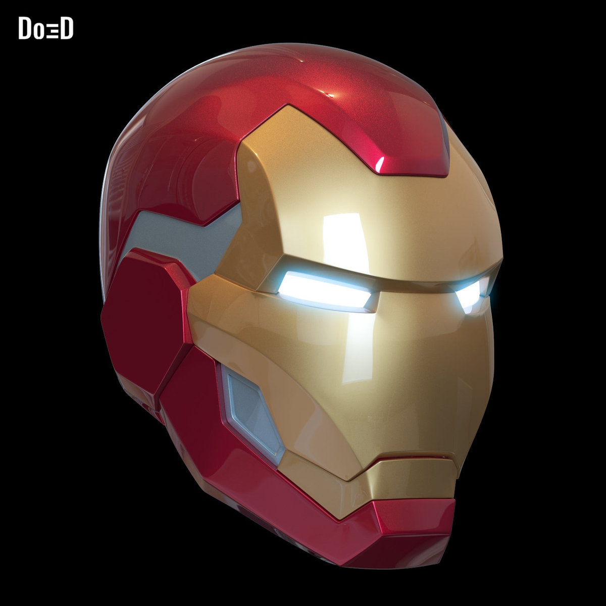 Iron Man Fortnite Helmet Stark Industries Skin | 3D Printable Model #FT10