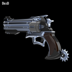 McCree Peacekeeper Revolver Pistol Gun | 3D Printable Model STL #810