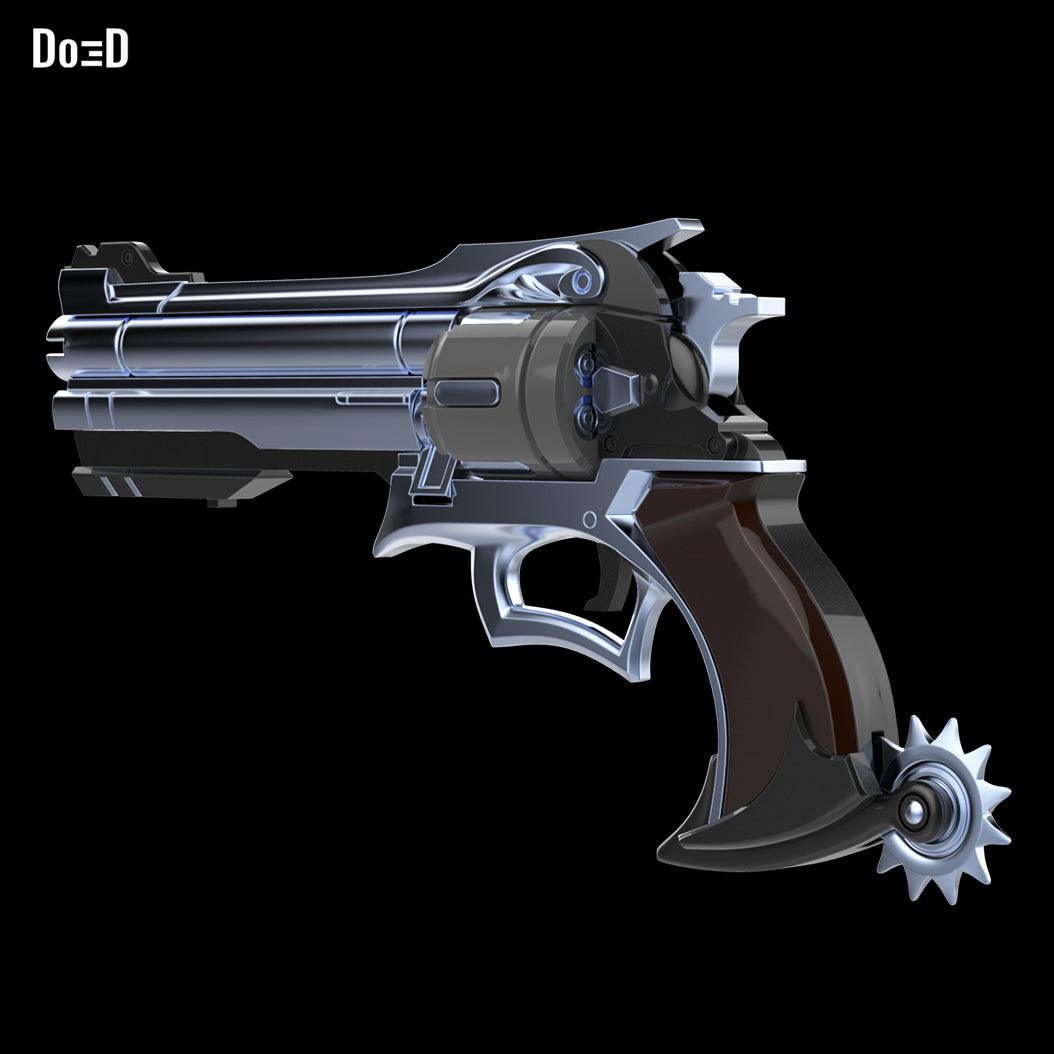 McCree Peacekeeper Revolver Pistol Gun | 3D Printable Model STL #810