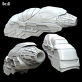 Left Forearm Shooter Weapon for Iron Man Mark 50 MK L | 3D Model Project #4318