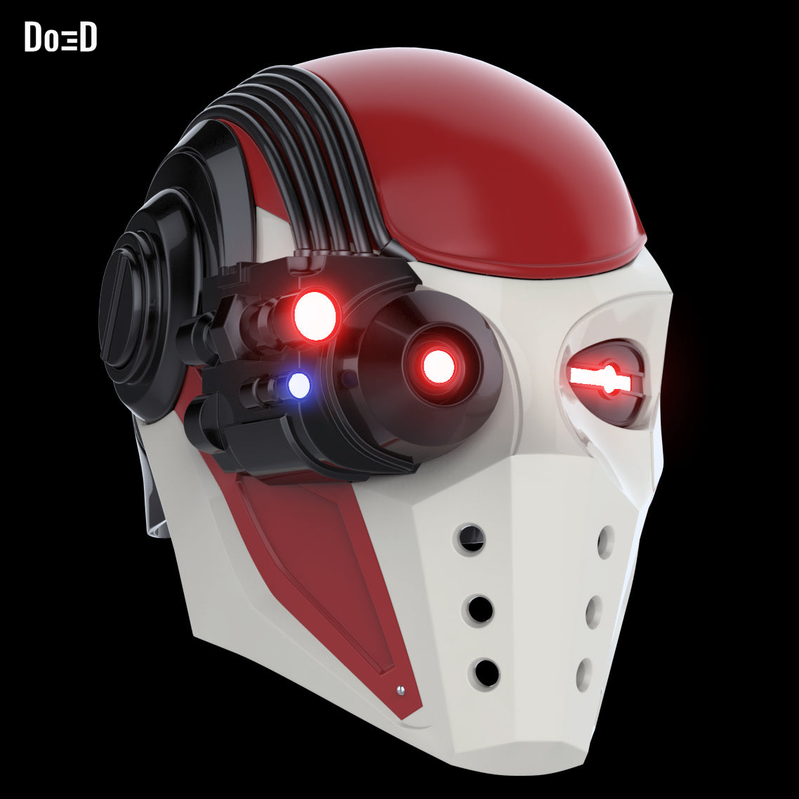 Deadshot Helmet Injustice 2 Mask, Cowl | 3D Printable Model Print STL File #1282