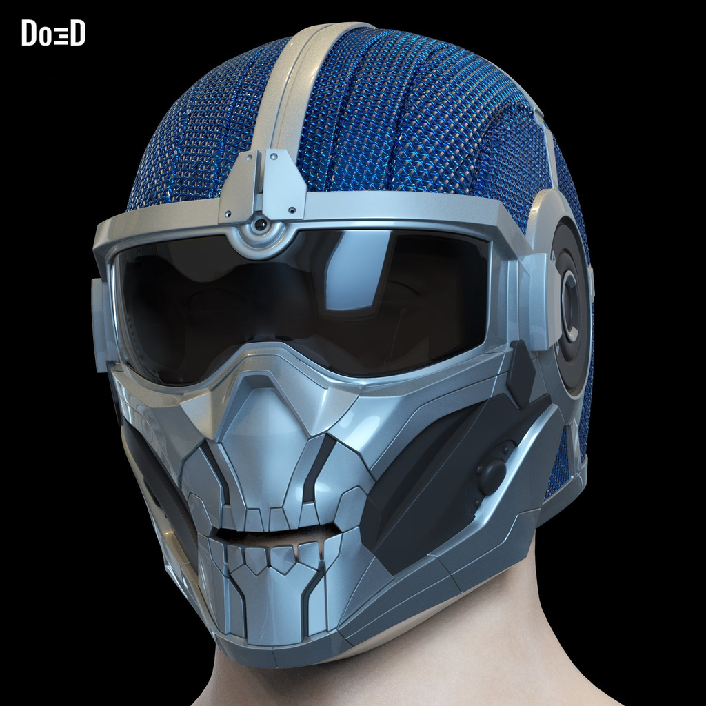 Taskmaster Black Widow Movie Helmet | 3D Printable Model STL File #6558