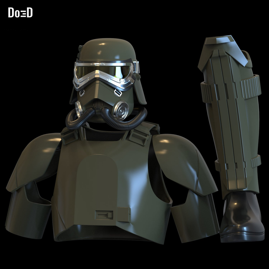 MudTrooper Swamp Mud Trooper Helmet + Armor | 3D Printable Model #4921