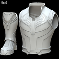 Thanos Vest Armor, Shin, and Boots | 3D Model Project #4418