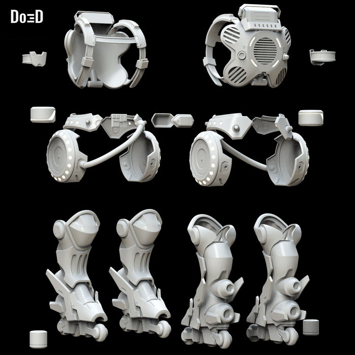 Lucio Equalizer Overwatch Skin Cosplay Armor | 3D Model Project #5263