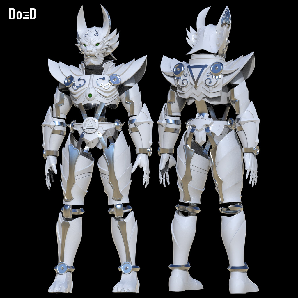 Garo Mask Full Body Armor and Helmet | 3D Printable Model STL File #4240