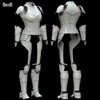 Captain Marvel 2019 Movie Body Armor Suit + Helmet | 3D Model Project #5612