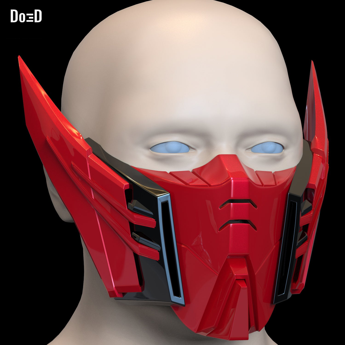 OZ-13MS Epyon Gundam Style Face Mask Covering | 3D Printable Model #F3