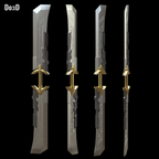 Thanos Sword Knife, Weapon Avengers Endgame | 3D Printable Model #5835