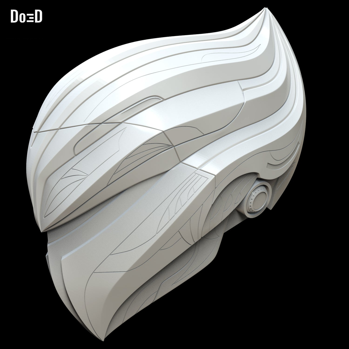 Quicksilver Silverhawks Helmet | 3D Printable Model STL Print File #4765