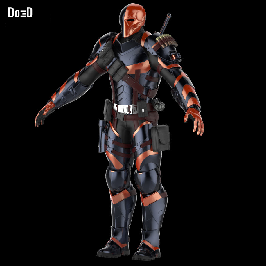 Deathstroke Arkham Knight Armor Suit Classic | 3D Printable Model Print File #29