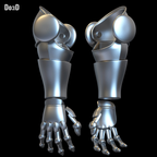 Doctor Doom Dr. Doom Gauntlet Forearm Glove | 3D Printable Model #6091