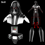 Darth Vader Helmet + Armor Star Wars Rebels | 3D Model Project #3465