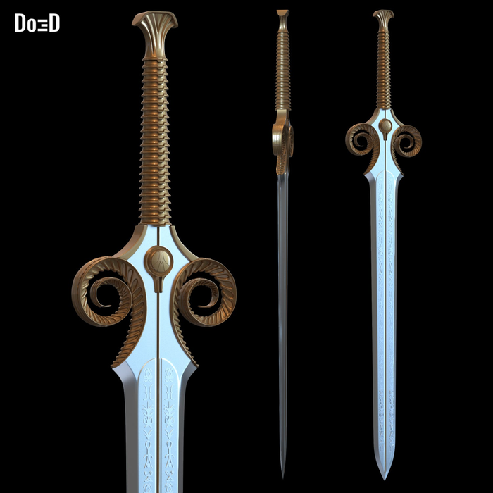 Queen Hippolyta Sword from Wonder Woman Movie | 3D Model Project #5757