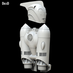 The Rocketeer Rocket Cirrus X-3 Jet Pack and Helmet | 3D Printable Model #4947