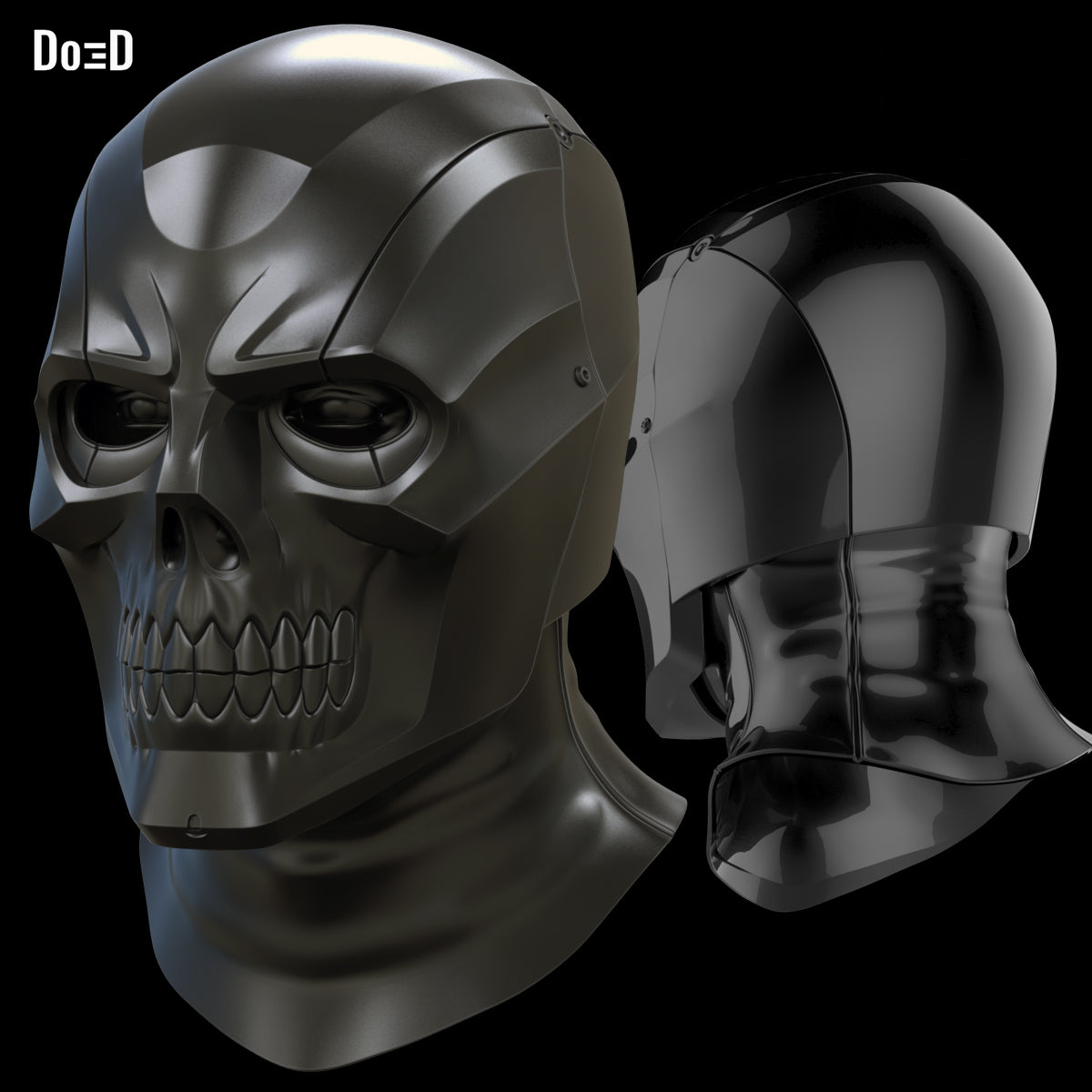 Black Mask Arkham Knight Helmet | 3D Model Project #1569
