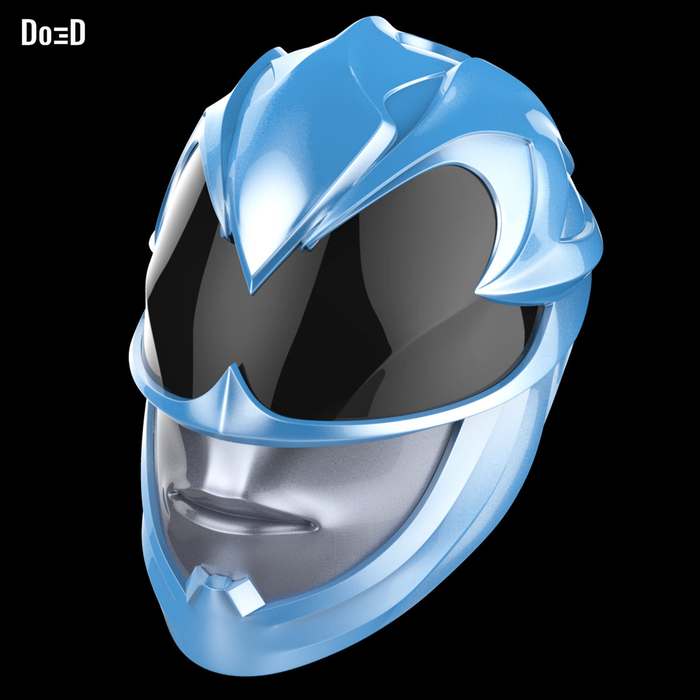 Blue Ranger 2017 Helmet Power Ranger | 3D Printable Model Project #1681