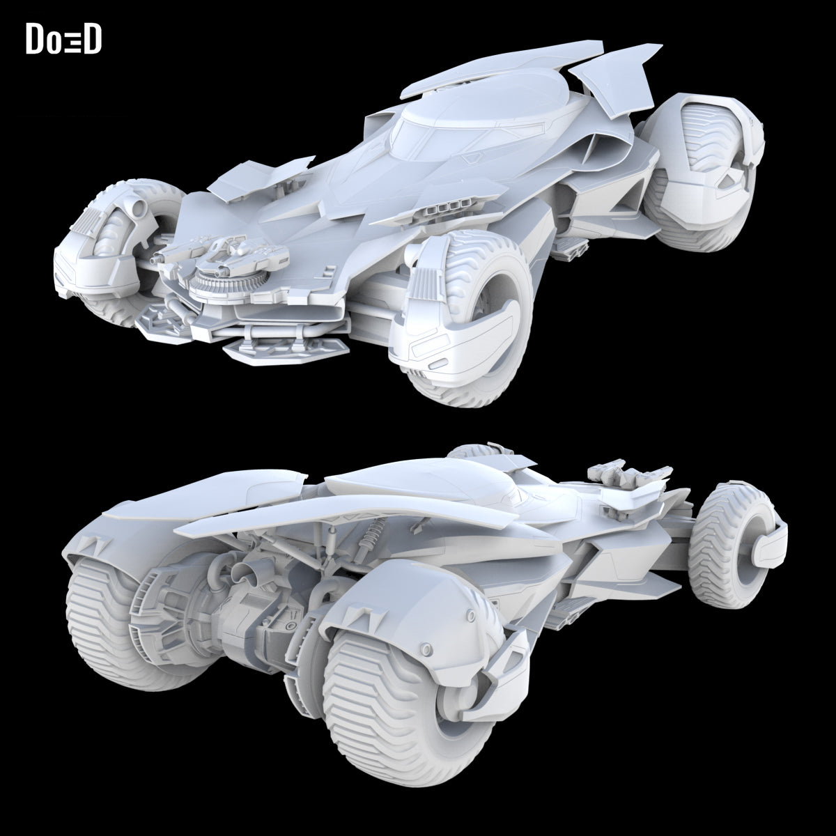 Batmobile Bat Car Batman v Superman BVS DOJ  | 3D Printable Model Project #1857