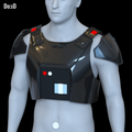 Moff Gideon Armor from The Mandalorian Star Wars | 3D Model Project #6444