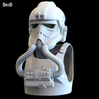 Tie Fighter Pilot Classic Star Wars Armor with Helmet | 3D Model Project #5207