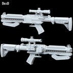 Captain Phasma F11-D Blaster Rifle Star Wars TFA | 3D Print Model Project #4804