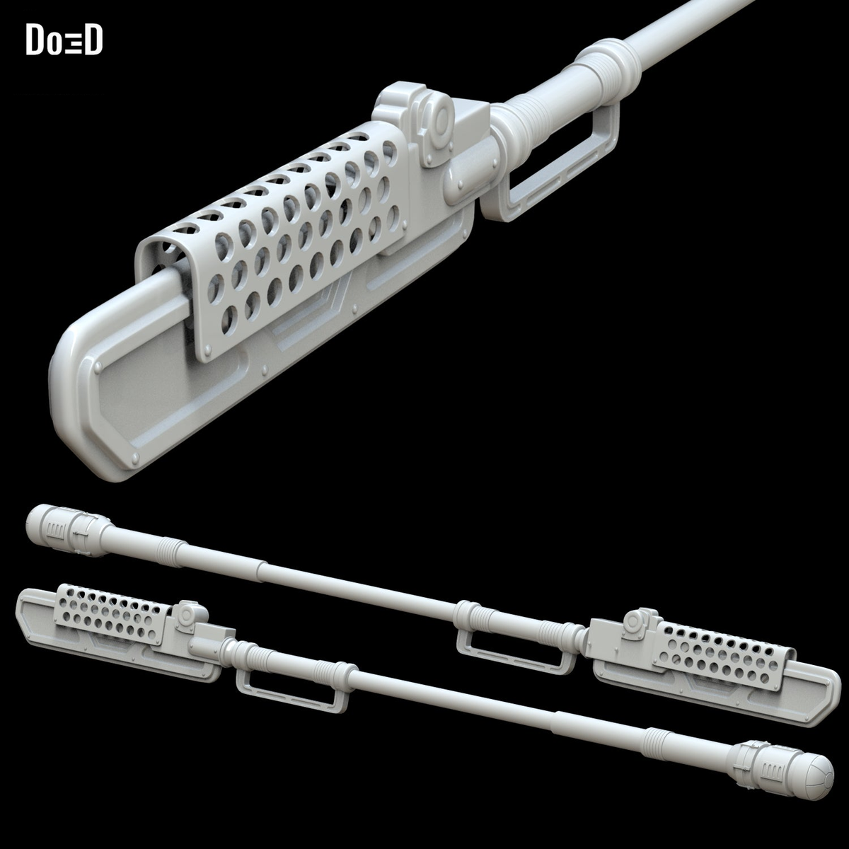 Enfys Nest Staff Weapon from Solo A Star Wars Story | 3D Model Project #4623