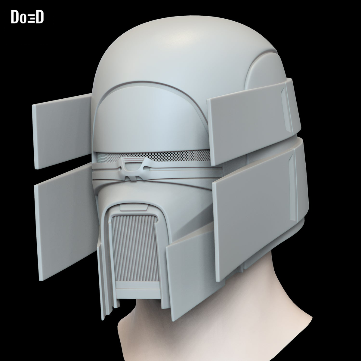 Kuruk Knights of Ren Helmet Star Wars Rise of Skywalker 3D Model Project #N14