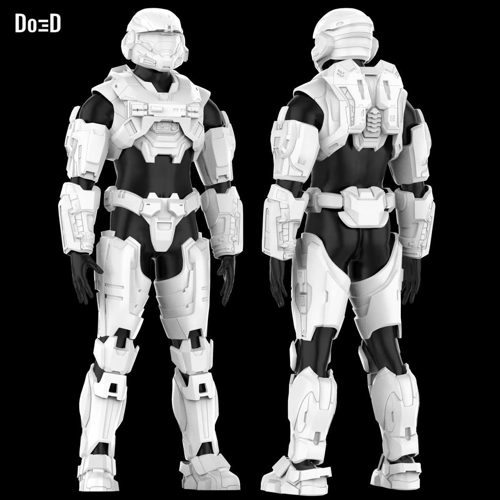 Halo Reach Armor / Mark V[B] SPARTAN B312 Noble 6 | 3D Printable Model #5387