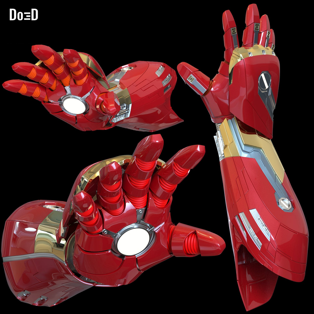 Iron Man Mark XLVI MK 46 Gauntlet  | 3D Printable Model #M433