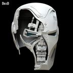 Iron Man Mark L MK 50 Damaged Smashed Helmet Endgame 3D Printable Model #5385