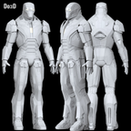 Iron Man Shotgun Mark XL MK 40 Armor | 3D Model Project #6552