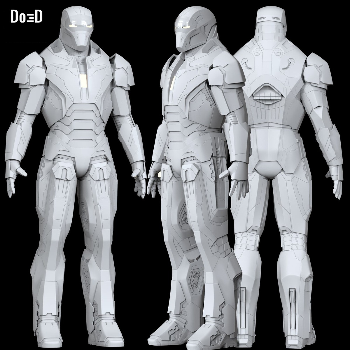 Iron Man Shotgun Mark XL MK 40 Armor | 3D Model Project #6552