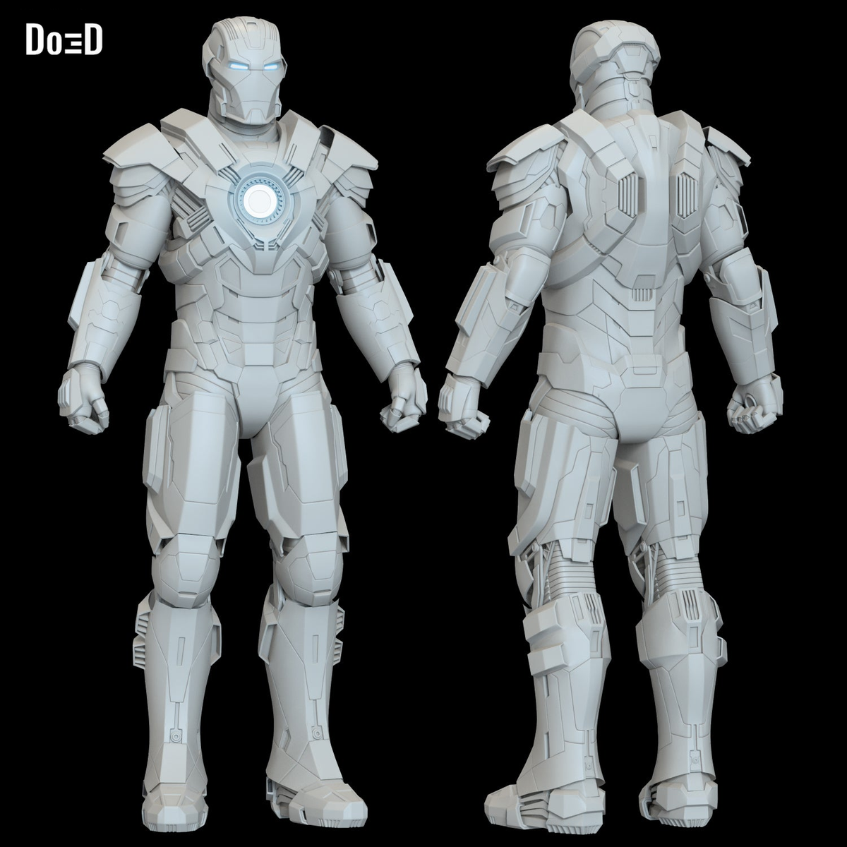 Iron Man Mark XVII XXIV MK 17 24 Heartbreaker Tank | 3D Printable Model #6683
