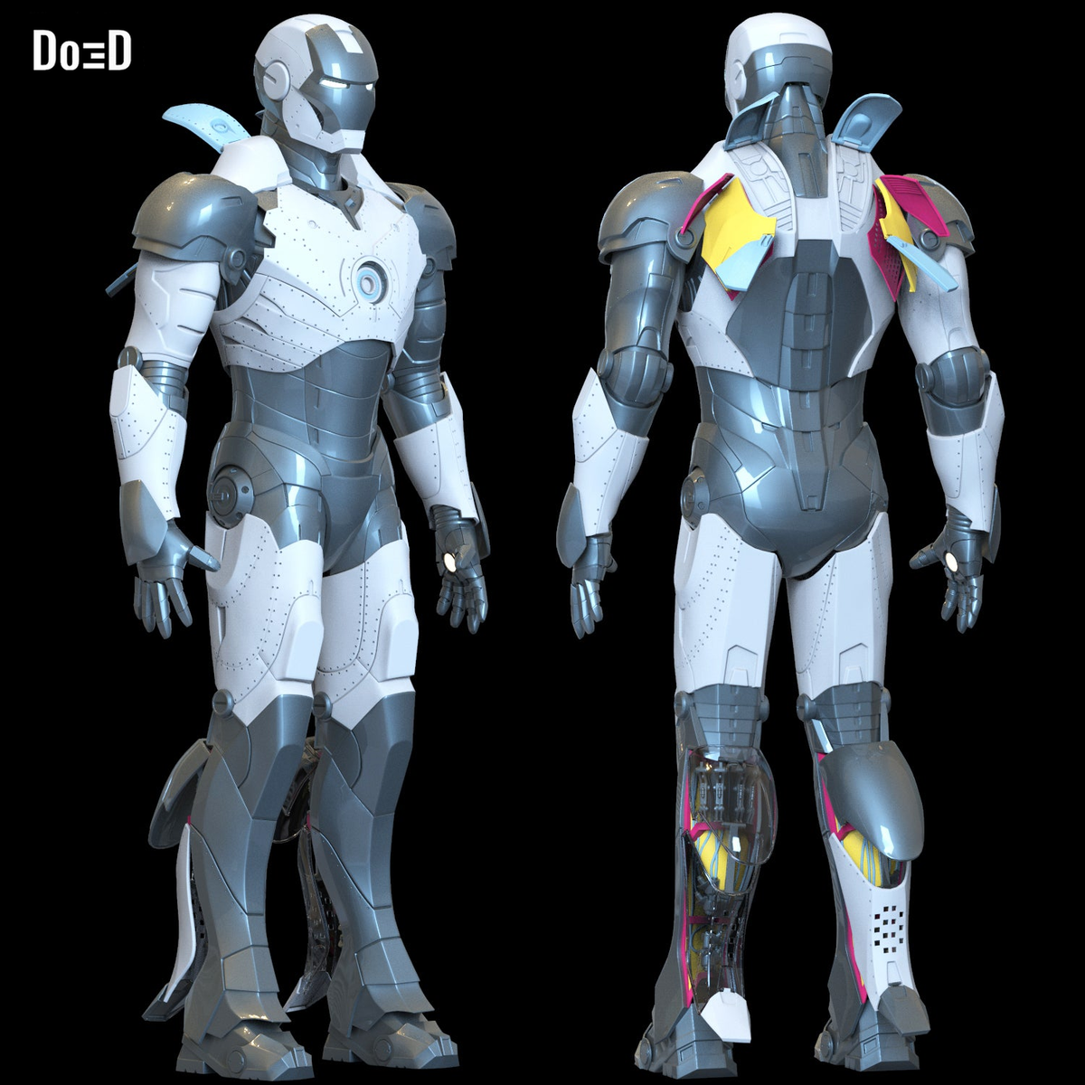 Iron Man Mark II MK 2 Armor Suit | 3D Printable Model STL #6003