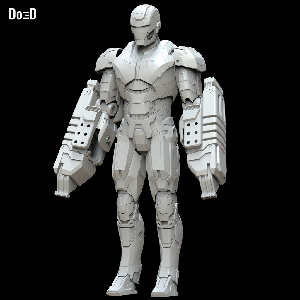 Iron Man Mark XXV Striker Full Body Armor Suit MK 25 | 3D Model Project #5403