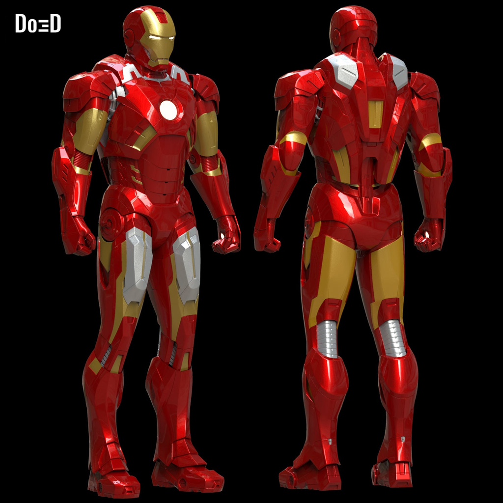 Iron Man Mark VII Armor MK 7 Premium | 3D Model Project #5690