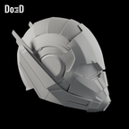 Do3D Ant-Man Civil War helmet, side view of the same updated model