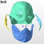 04 Ultron Classic Figure Avengers Age of Ultron helmet do3d stl file model 3d printing pri