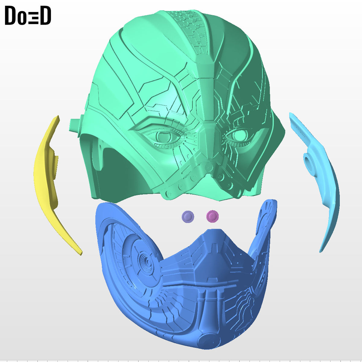 04 Ultron Classic Figure Avengers Age of Ultron helmet do3d stl file model 3d printing pri