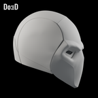 Do3D Arctic Ops Varus helmet, side view of the same model